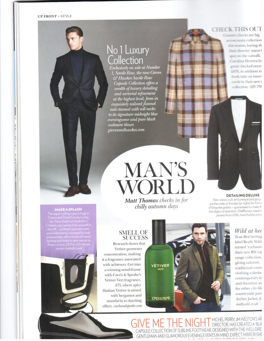 Country & Town house magazine - Vetiver vert