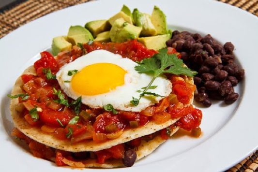 Franks Note Book - Recipe for Huevos Rancheros