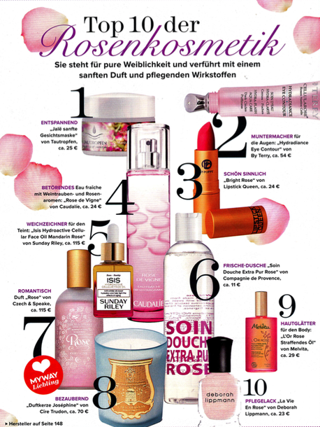 Myway magazine - Rose 100ml Edc