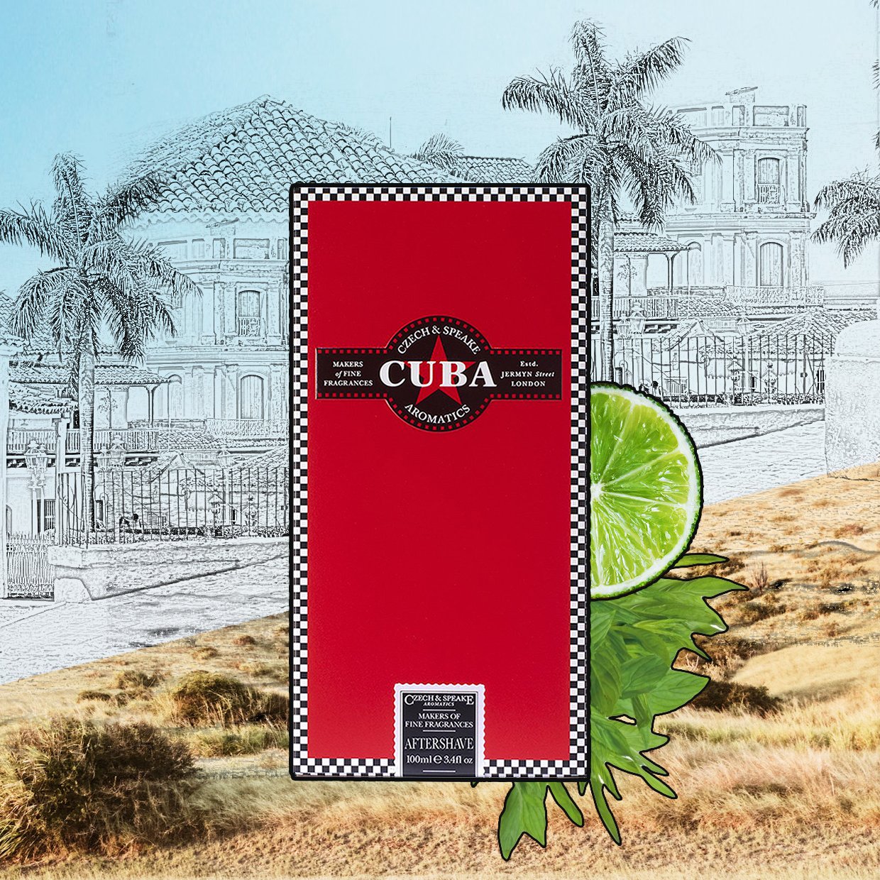 Cuba Aftershave Shaker 100ml