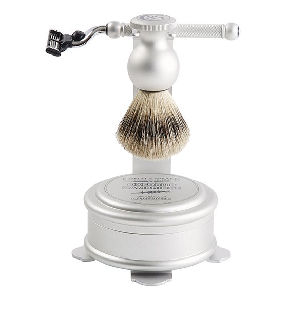 Oxford & Cambridge Synthetic Shaving Set & Stand
