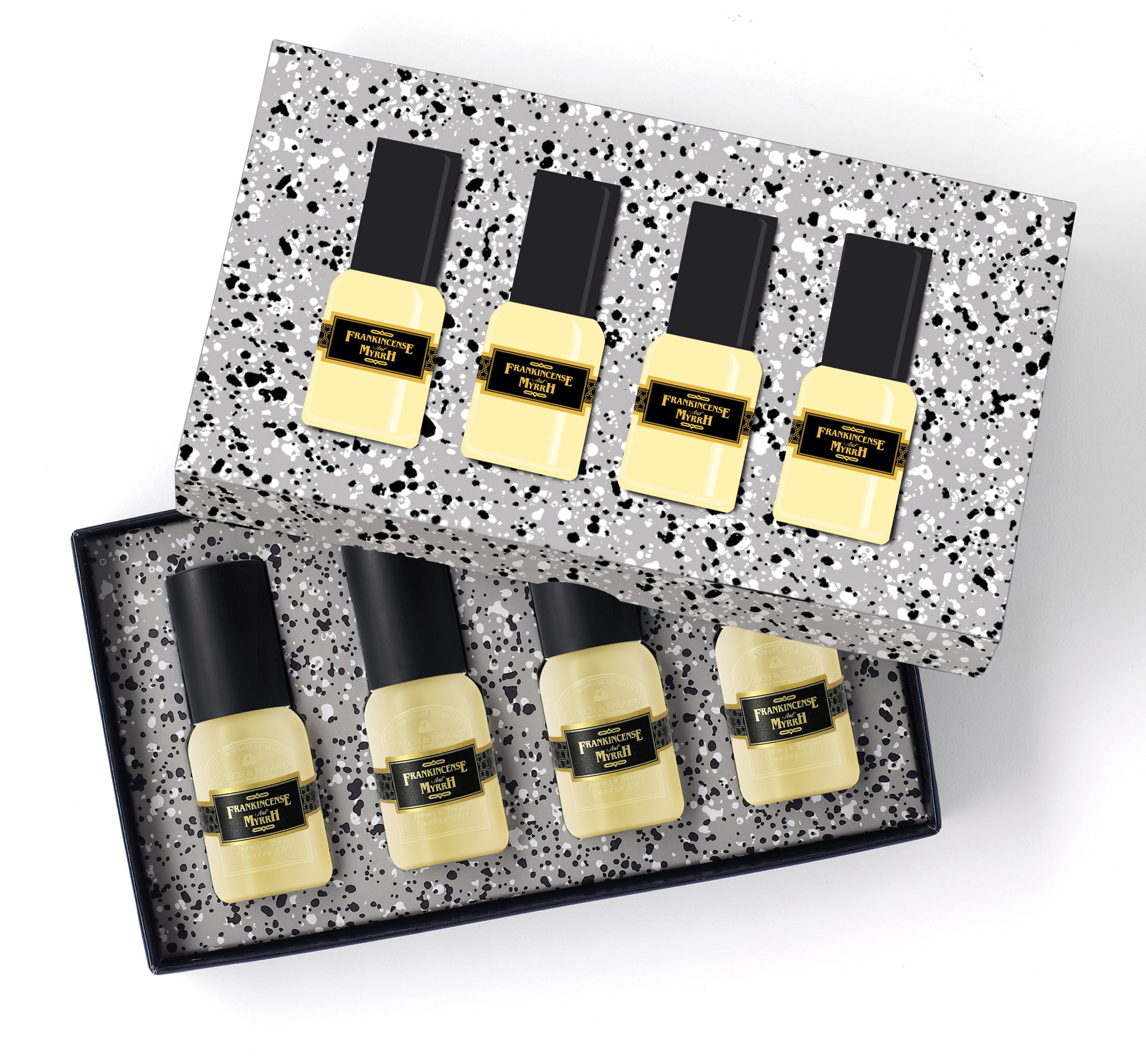 Frankincense & Myrrh Cologne 4-Piece 15ml Set