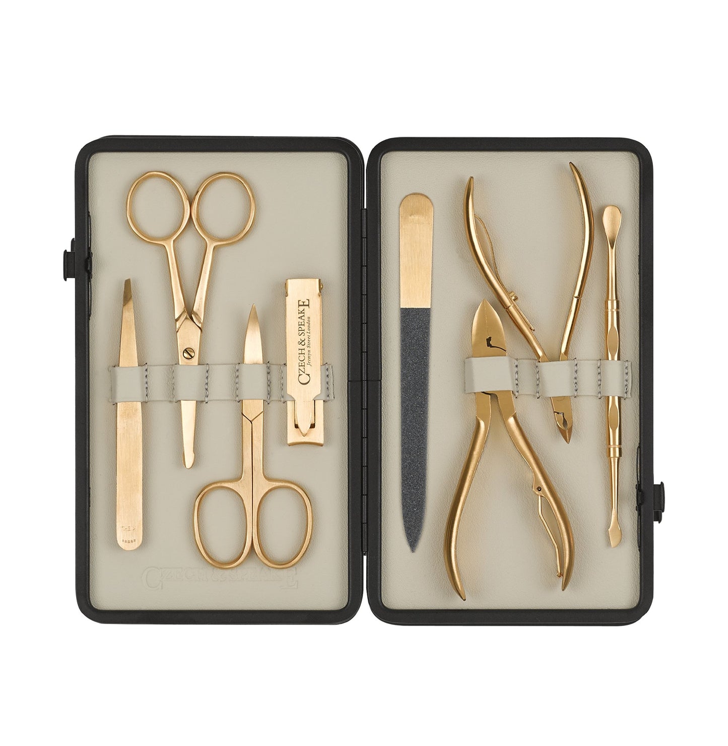 Manicure Set - Stone & Cream with Gold