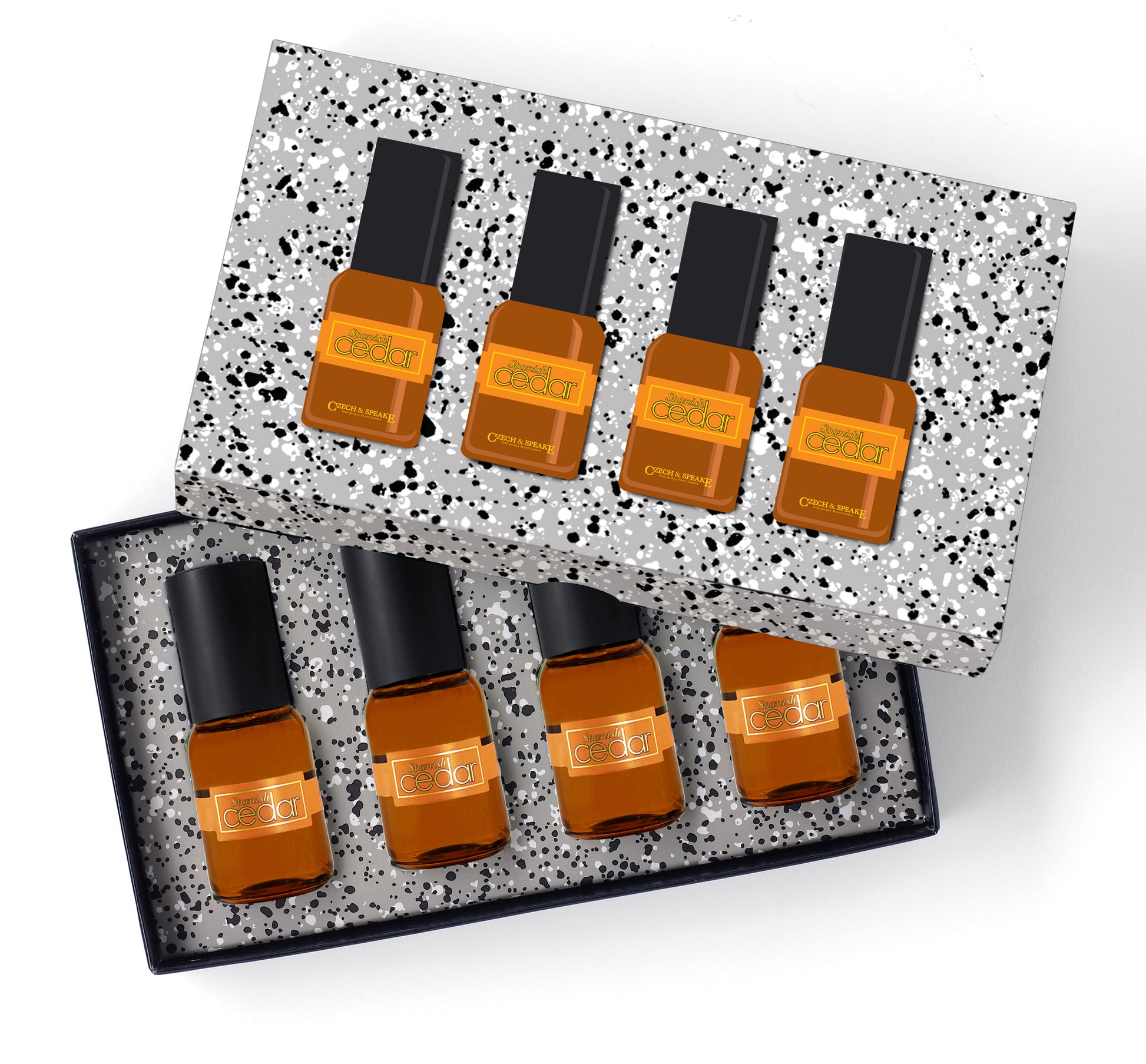 Spanish Cedar Eau de Parfum 4-Piece 15ml Travel Set